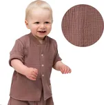 ESITO Dětská mušelínová košile Luca Brown Velikost: 92