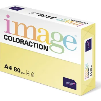 Barevný papír Image ColorAction A4 80 g č.YE23 Desert (pastelově žlutá) 50 listů
