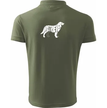 Pánská košile Retrívr - Polokošile pánská Pique Polo 203 - M ( Khaki )
