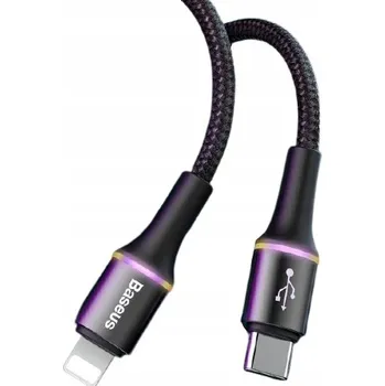 Datový kabel Kabel Baseus USB-C na Apple Lightning 1 m černý