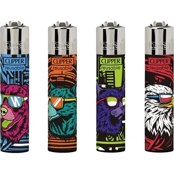 Zapalovač Celá sada zapalovačů Clipper Cool Animals
