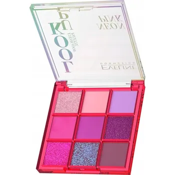 Oční stíny Eveline Cosmetics Look Up paletka 9 Neon Pink očních stínů 10.8g