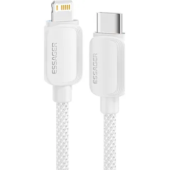 Datový kabel Rychlonabíjecí kabel USB C a Lightning 1 m PD 29W 3A datový kabel 480 Mbps kompatibilní s iPhone nabíjením USB typu C iOS zařízení bílá