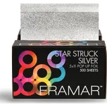 Framar Texturovaná fólie stříbrná STAR STRUCK 13x28 cm 500 ks
