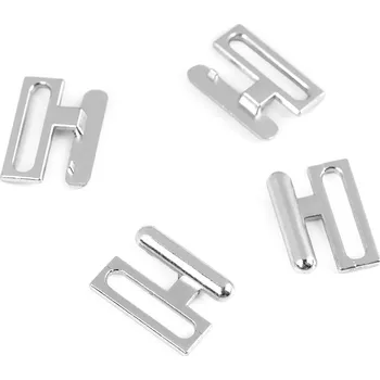 Plavkové zapínání šíře 14 mm kovové Varianta: 1 nikl, Balení: 2 pár