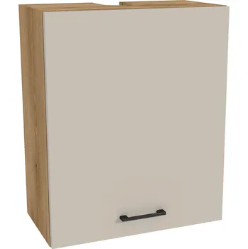 Kuchyňská skříňka Horní kuchyňská skříňka nad digestoř 60/72 CAPRI, korpus Dub Evoke, dvířka Kašmír Ma