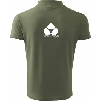 Pánská košile Jsme v prdeli - Polokošile pánská Pique Polo 203 - 3XL ( Khaki )
