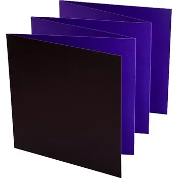 Fotoalbum Mini fotoalbum Instantně Leporelo 15 x 15 cm Barva listů: Fialová