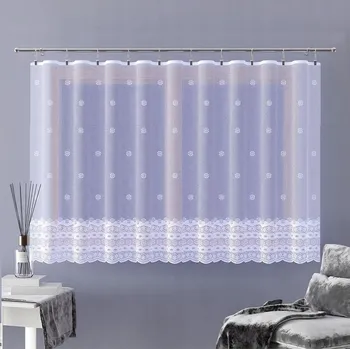 Obraz ZÁCLONA ŽAKÁROVÁ 618498/140 ŽAKÁROVÁ BÍLÁ SE VZOREM PO CELÉ PLOŠE