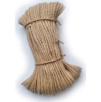 Lany Jutový provázek přírodní lano juta škrabadlo 5mm 100m