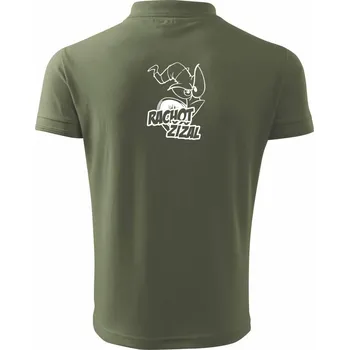 Pánská košile Rachot žížal - Polokošile pánská Pique Polo 203 - 5XL ( Khaki )