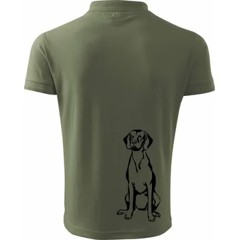 Pánská košile Vizsla na výšku - Polokošile pánská Pique Polo 203 - 4XL ( Khaki )