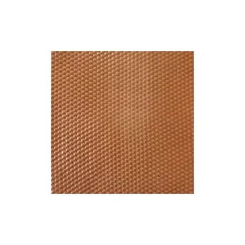 Výroba svíčky Plát vosku na motané svíčky - oranžový (1 ks včelí plát 200x200mm + dvouplášťový knot)