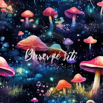 Úplet, Čarovné noční houbičky (E) (Top kvalitní úplet Bella digitisk)