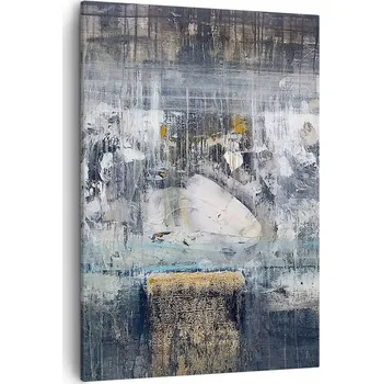 Obraz Obraz na plátně do obýváku ložnice 50x70 abstrakce obrazy na zeď