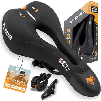 Sedlo na kolo Sportovní gelové sedlo na kolo MTB EVI G-FLEX TECH M