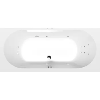 Vana LEVANA hydromasážní vana, 170x80x39cm, Attraction Hydro, chrom