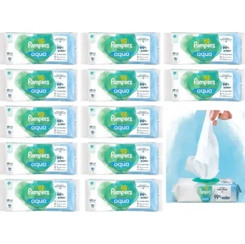 Dětský vlhčený ubrousek Pampers Harmonie Aqua vlhčené ubrousky 48 x 12 ks