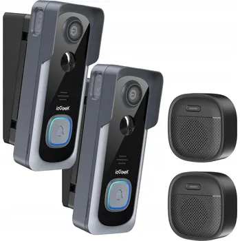 IP kamera WIFI VIDEOZVONEK 2,4 GHz FULL HD KAMERA SMART VIDEOZVONEK 1296P PIR 2ks