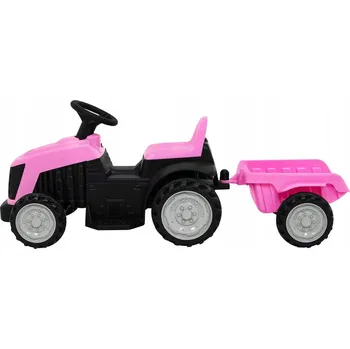 Dětské elektrovozidlo Dětský traktůrek Coil růžový