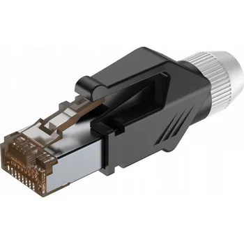 Roxtone RJ45C5E-PH-WT - Konektor RJ45 s krytkou