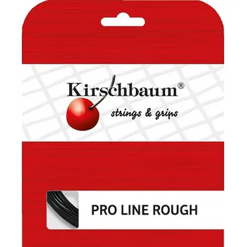 Struna na výplet tenisové rakety Tenisový výplet Kirschbaum PRO LINE ROUGH 1,2 mm / 12 m černý
