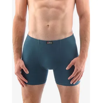 Boxerky Pánské boxerky s delší nohavičkou - petrolejová - 50/52