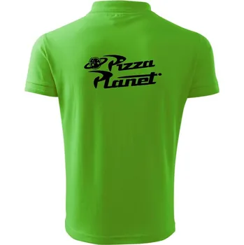Pánská košile Pizza Planet - Polokošile pánská Pique Polo 203 - 4XL ( Apple Green )