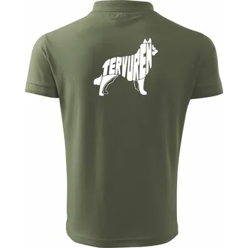 Pánská košile Belgický ovčák - Polokošile pánská Pique Polo 203 - XL ( Khaki )
