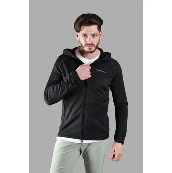 Pánská mikina MIKINA PEAK PERFORMANCE FLO M CHILL LIGHT ZIP HOOD BLACK