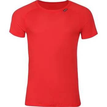 Pánské termoprádlo Pánské funkční triko PROGRESS Ba Nkr krátký rukáv červené Velikost: M