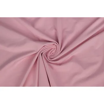 Sportovní úplet 82 % polyester / 18 % elastan světle růžový