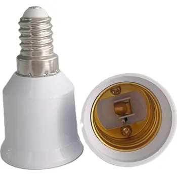Objímka na žárovku Adaptér E14 na E27 Idea Led ID-0004 bílý