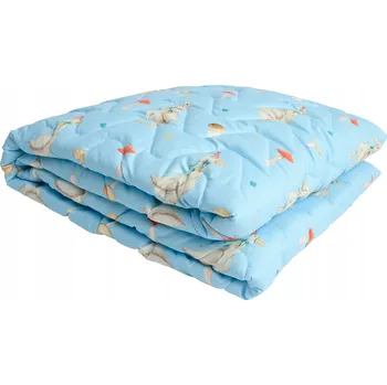 přikrývka LETNÍ PŘIKRÝVKA TENKÁ 140x200 PRO DĚTI ANTIALERGICKÁ VZOR KAČKY UNISEX