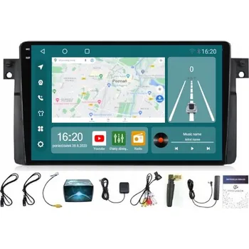 Autorádio GPS Rádio Android BT BMW E46 1998-2005 8/256GB SIM