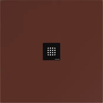 Sprchová vanička FLEXIA vanička z litého mramoru s možností úpravy rozměru, 90x90cm, hnědá mat