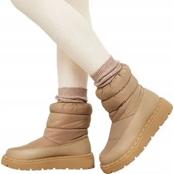 Dámská obuv HNĚDÉ DÁMSKÉ SNĚHULE ALHAYA 39