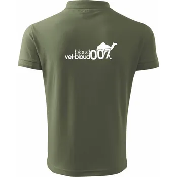 Pánská košile Velbloud 007 - Polokošile pánská Pique Polo 203 - 3XL ( Khaki )
