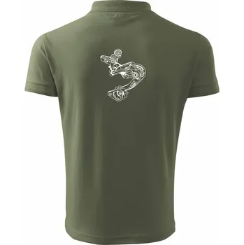 Pánská košile Cyclo přehazovačka - Polokošile pánská Pique Polo 203 - 4XL ( Khaki )