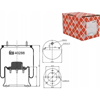 Klimatizace automobilu Měch klimatizace Febi Bilstein 40288