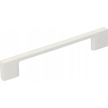 Nábytkové kování GAMET, Úchytka UN73, bílý lesk, 128 mm