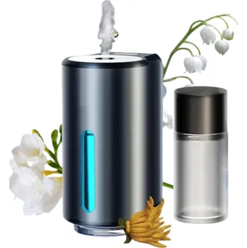 Vůně do auta Inteligentní aroma difuzér do auta 41×63×29 mm Květinová vůně Esenciální olej Zvlhčovač vzduchu 3 režimy Osvěžovač vzduchu Interiérový parfém