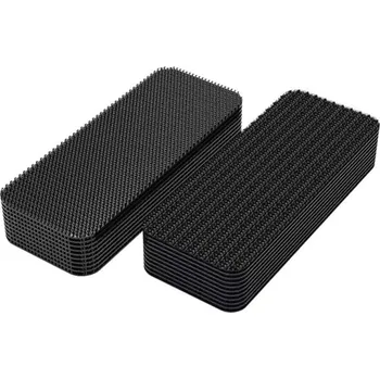 Lepicí páska Lepicí páska na koberec 16 x 70 mm Extra silná oboustranná sada 10 párů Samolepicí suchý zip Uchycení textilu Protiskluzová fixace