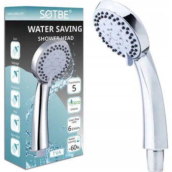 Sprchová hlavice Sprchová Hlavice do vany a sprchového koutu, úsporná, pro nízký tlak vody