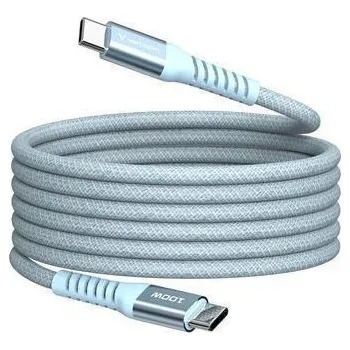 Datový kabel USB kabel, modrá, USB-C / USB-C, 1,2 m, 100W, magnetický, VERBATIM 31856