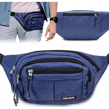 Ledvinka Ledvinka Pako Jeans tmavě modrá syntetická na pásek/boky se 3 kapsami