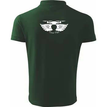 Pánská košile Dron pilot - Polokošile pánská Pique Polo 203 - 5XL ( Lahvově zelená )