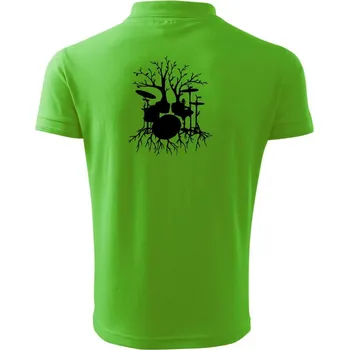 Pánská košile Bubeník strom - Polokošile pánská Pique Polo 203 - 5XL ( Apple Green )