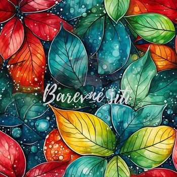 Úplet, Listy malované (E) (Top kvalitní úplet Bella digitisk)