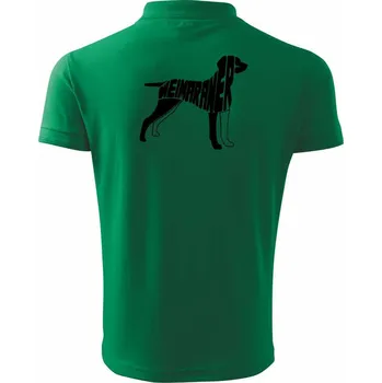 Pánská košile Výmarský ohař - Polokošile pánská Pique Polo 203 - 2XL ( Středně zelená )